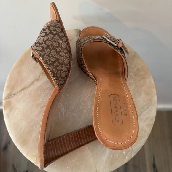 Coach Women's Daryn Slide Heels Size 8.5 - Picture 12 of 15